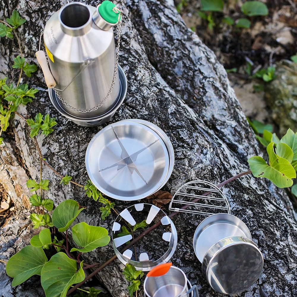 調理器具 Kelly Kettle BASE CAMP KETTLE Base Camp' 54 fl.oz. Camp Kettle (Stainless Steel) | Kelly